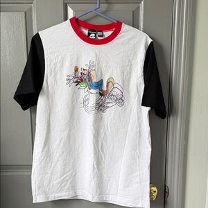 Kids Short-Sleeve Graphic Ringer Tee - White, Black & Red